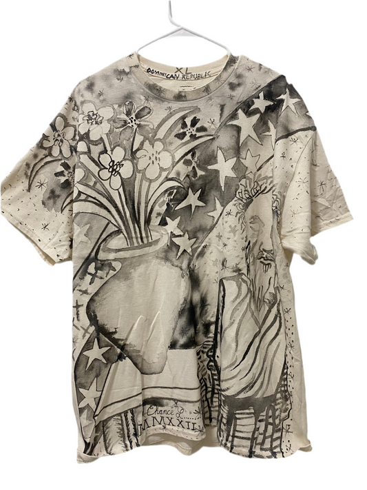 Bust Dreamscape with Flowers and Stars (Size XL)