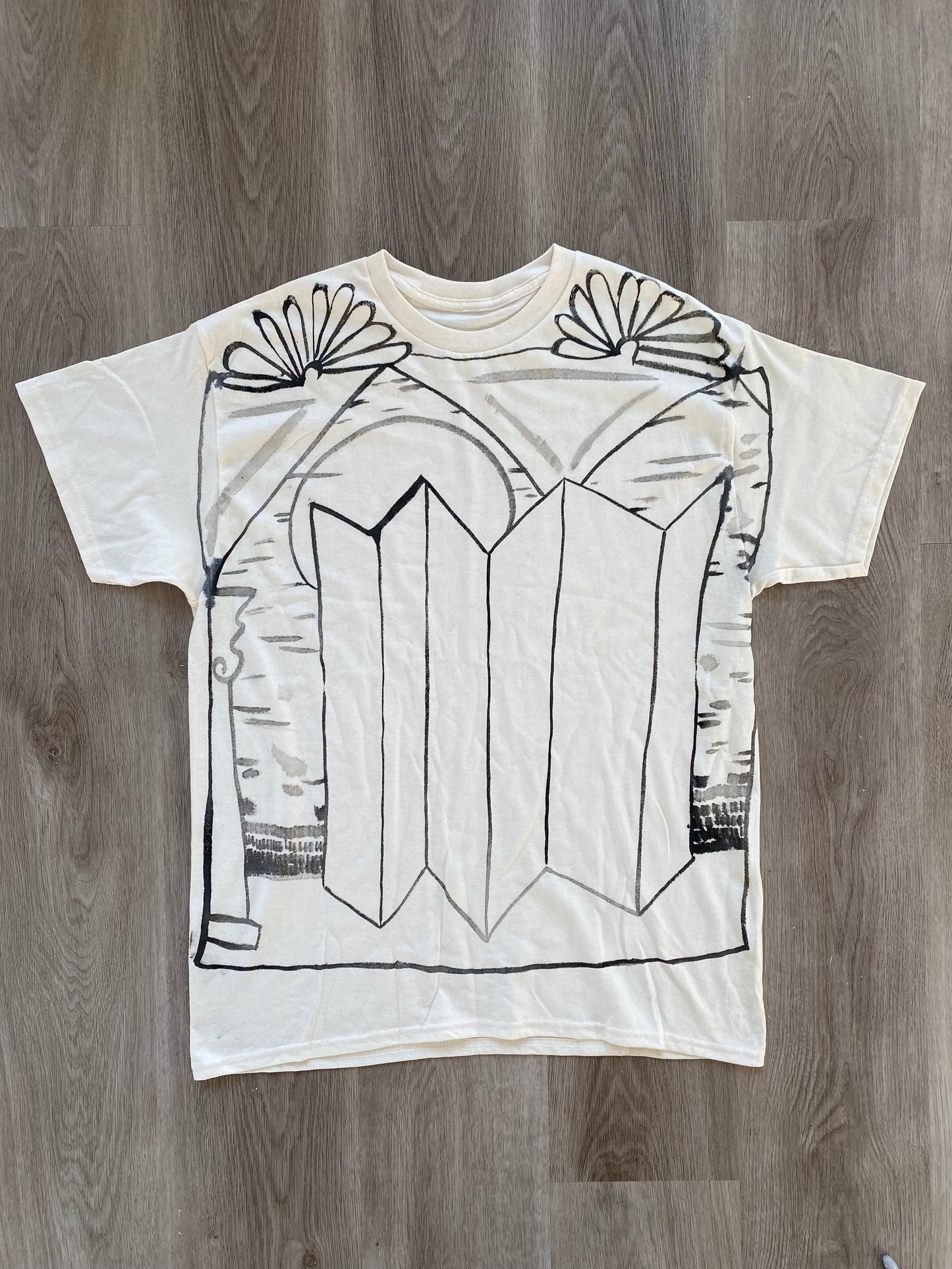 Room with Screen and Moon #1 (Size L)