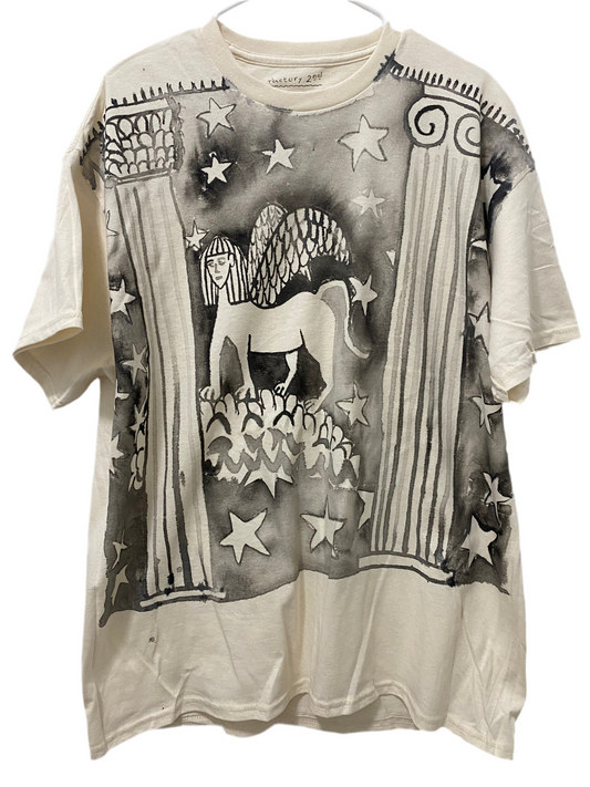 Dreamscape with Sphinx, Columns and Stars (Size XL)