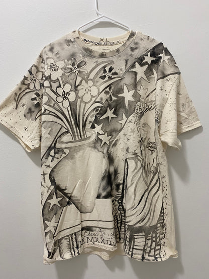 Bust Dreamscape with Flowers and Stars (Size XL)