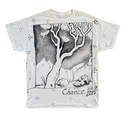 Tree with Rocks and Mountains #1 (Size L)