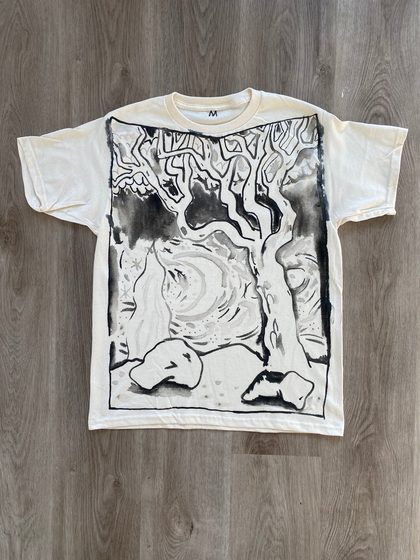 Tree with Rocks and Starry Night (Size M)