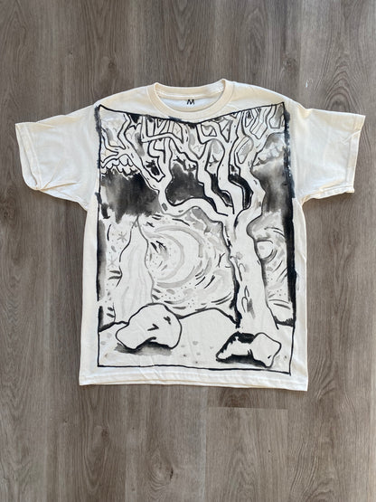 Tree with Rocks and Starry Night (Size M)