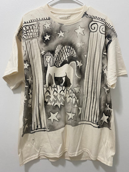 Dreamscape with Sphinx, Columns and Stars (Size XL)