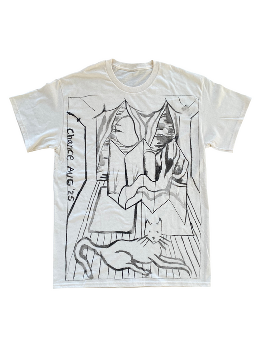 Room with Cat and Screen #1 (Size M)
