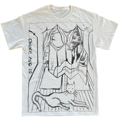 Room with Cat and Screen #1 (Size M)