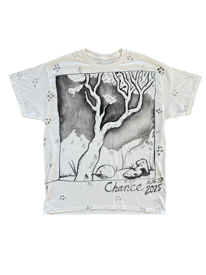 Tree with Rocks and Mountains #1 (Size L)