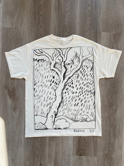 Tree with Rocks and Rain #1 (Size L)