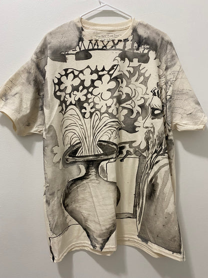 Bust Dreamscape with Flowers and Frame (Size XL)