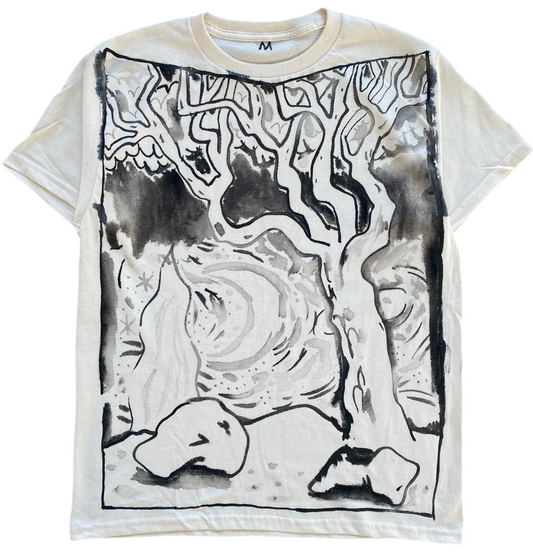 Tree with Rocks and Starry Night (Size M)