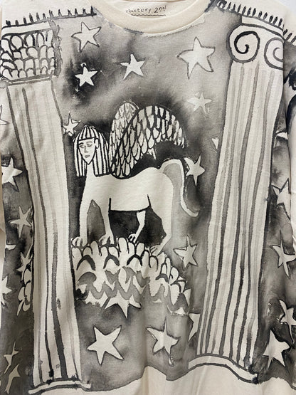 Dreamscape with Sphinx, Columns and Stars (Size XL)