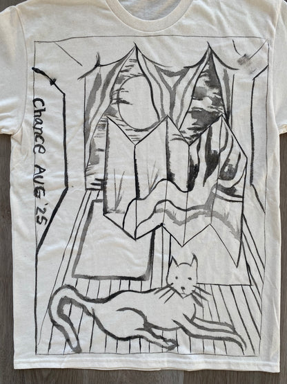 Room with Cat and Screen #1 (Size M)